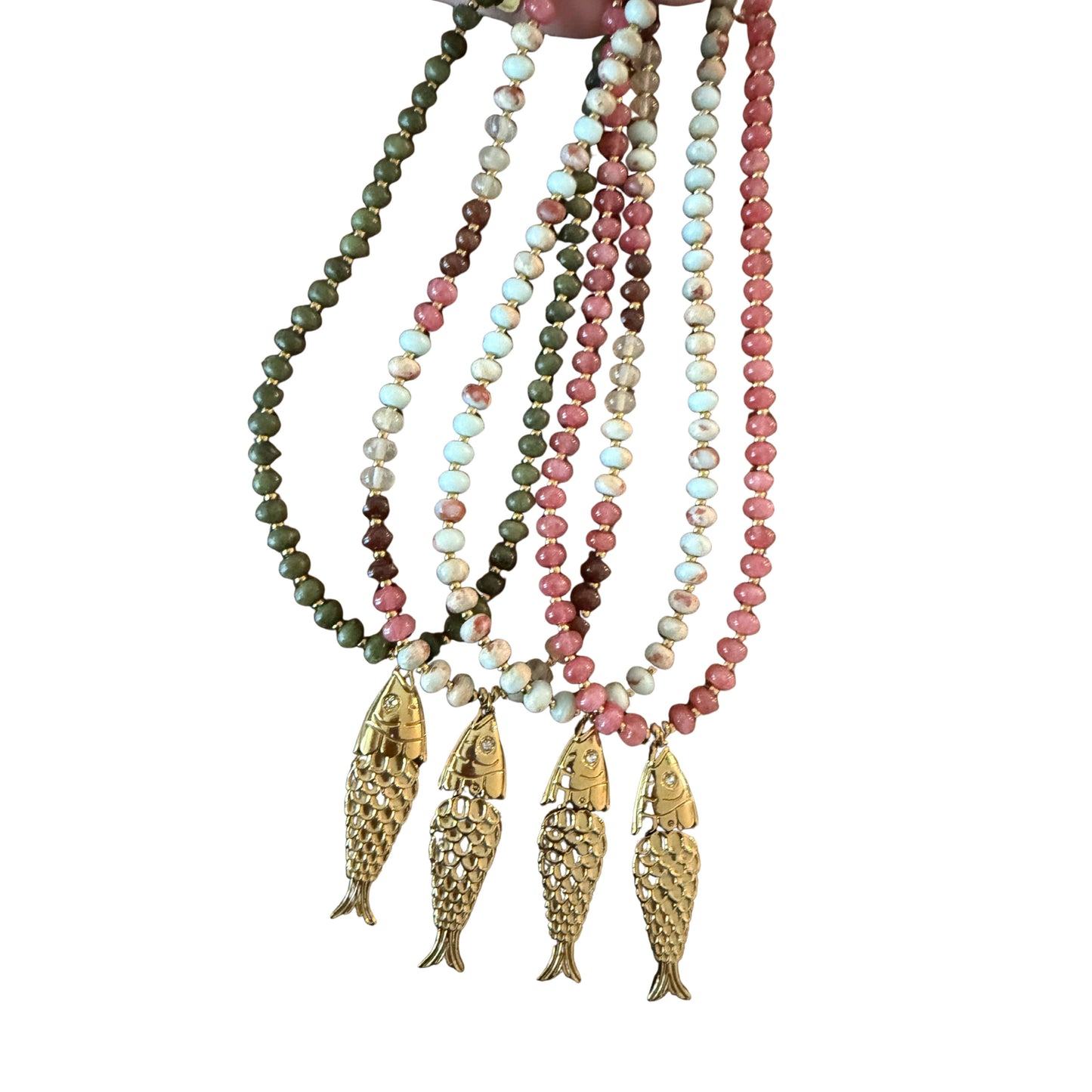 Gold Fish Necklace