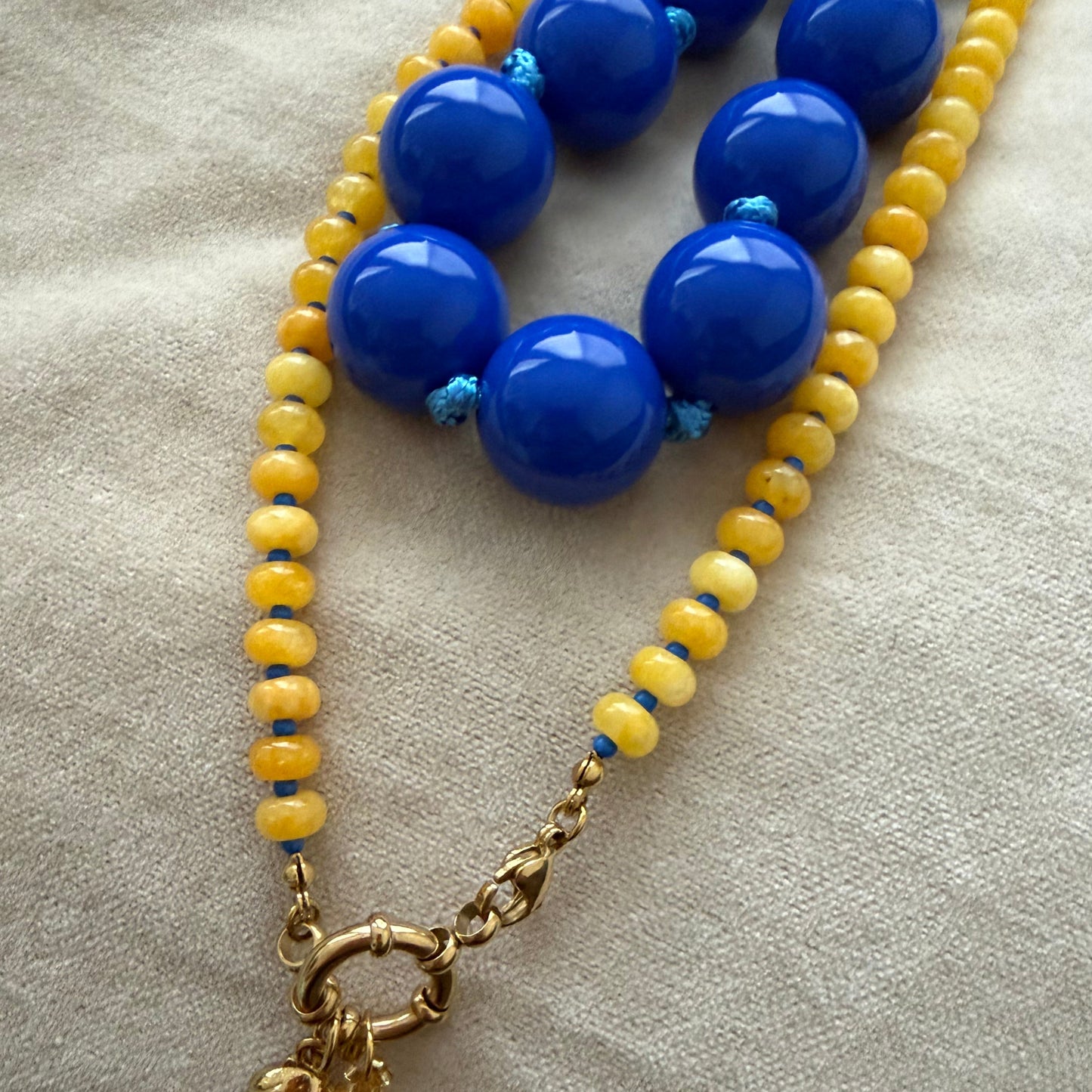 Bubblegum Knot Necklace