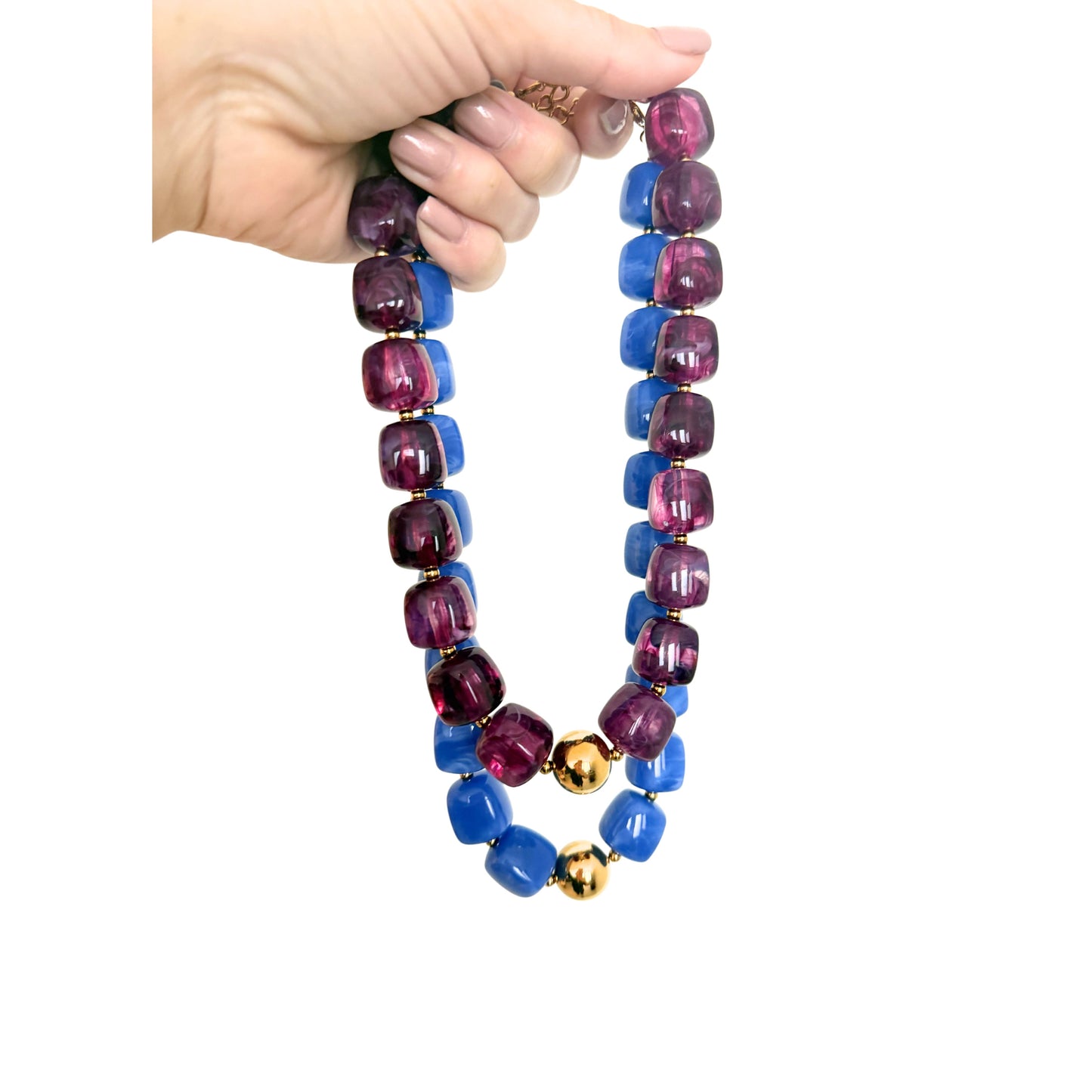 Square Bead Necklace