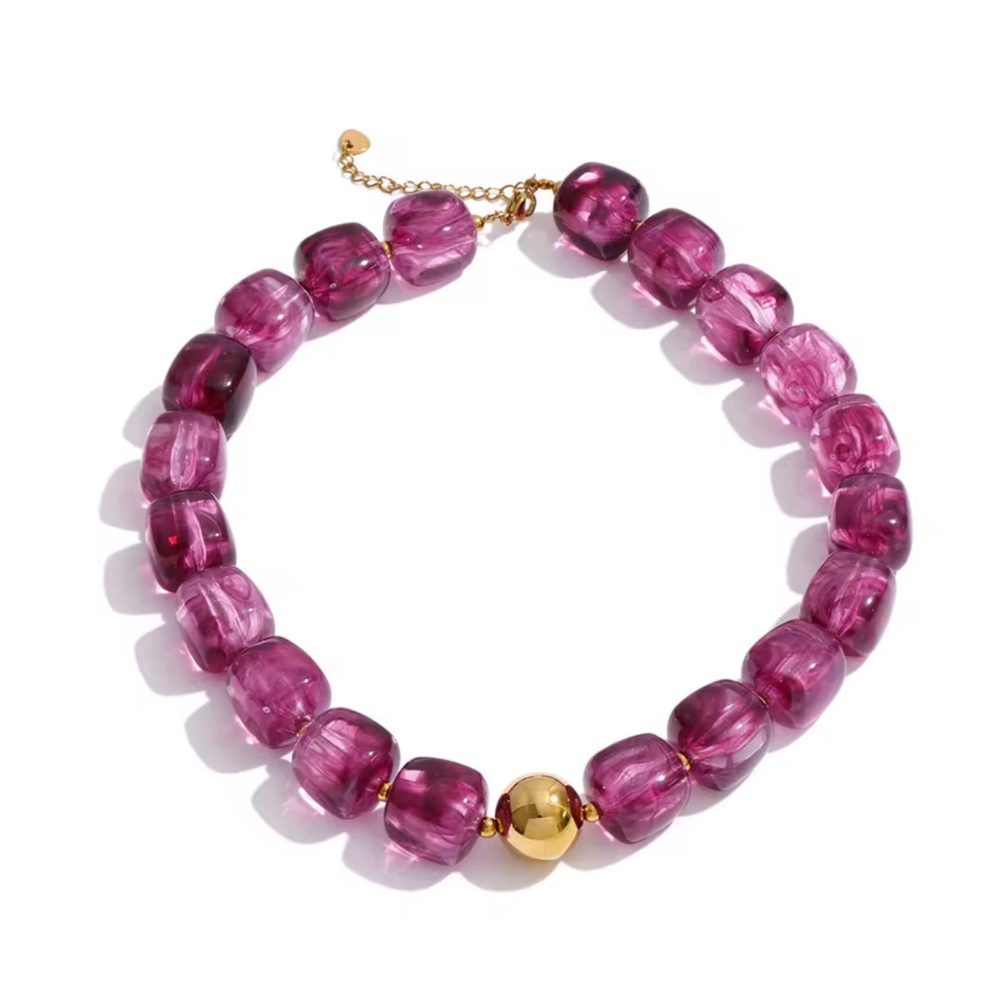 Square Bead Necklace
