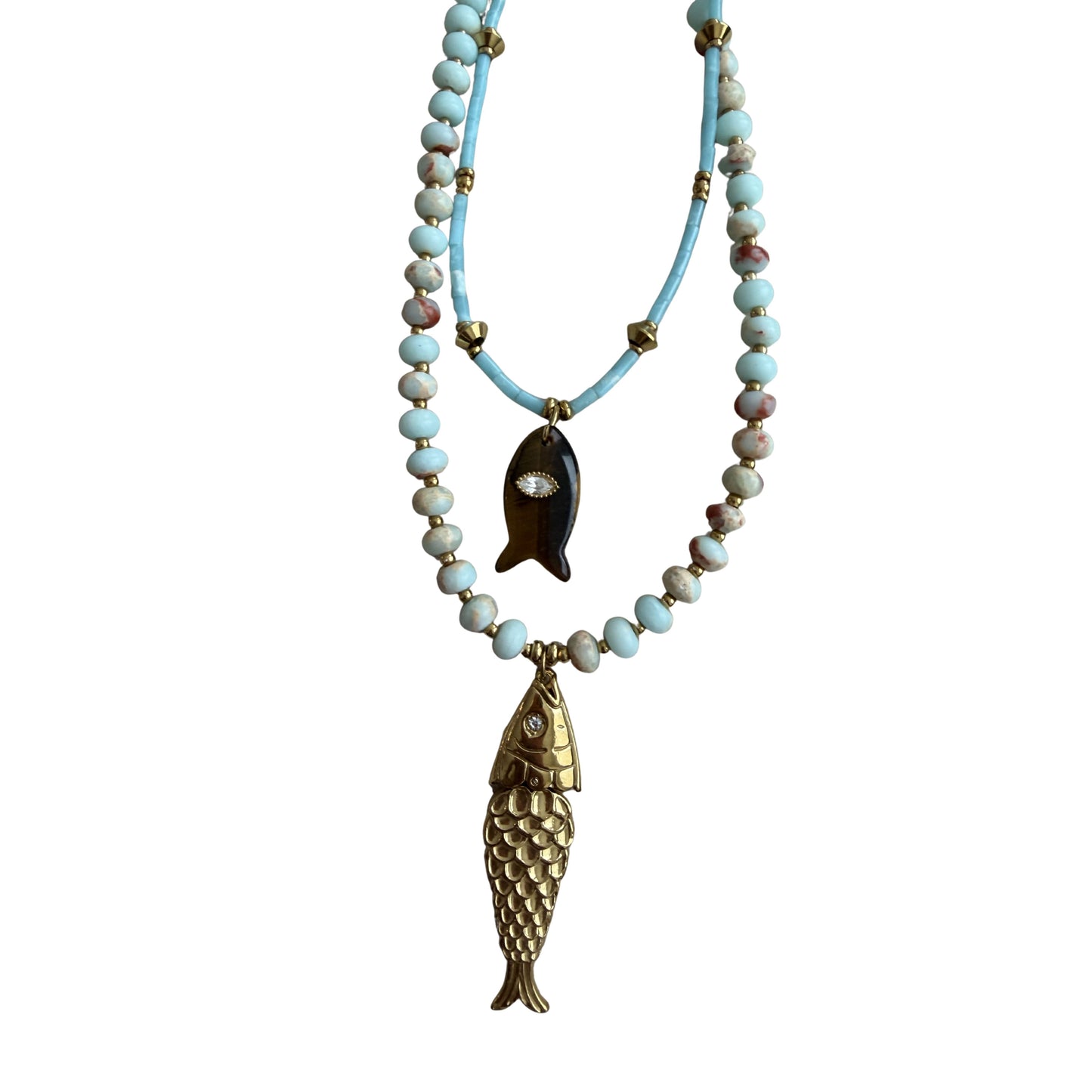 Gold Fish Necklace