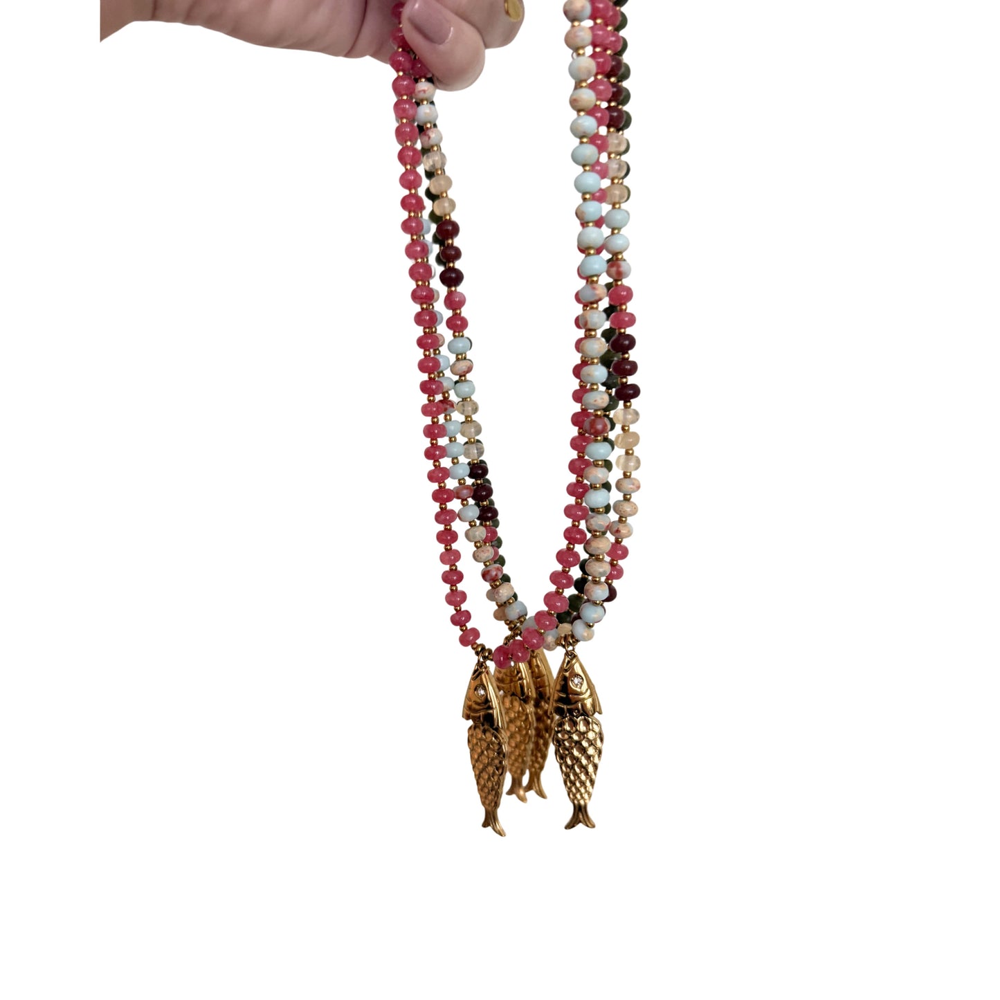 Gold Fish Necklace